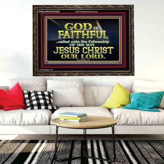 CALLED UNTO FELLOWSHIP WITH CHRIST JESUS  Scriptural Wall Art  GWGLORIOUS10436  