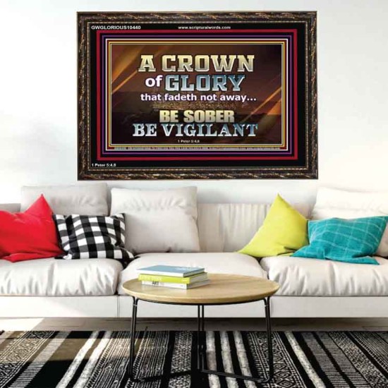 CROWN OF GLORY FOR OVERCOMERS  Scriptures Décor Wall Art  GWGLORIOUS10440  