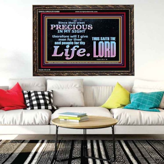 YOU ARE PRECIOUS IN THE SIGHT OF THE LIVING GOD  Modern Christian Wall Décor  GWGLORIOUS10490  
