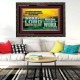 THE WORD OF THE LORD ENDURETH FOR EVER  Christian Wall Décor Wooden Frame  GWGLORIOUS10493  