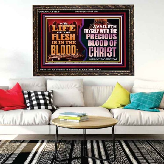 AVAILETH THYSELF WITH THE PRECIOUS BLOOD OF CHRIST  Children Room  GWGLORIOUS12375  