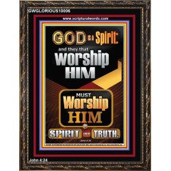 WORSHIP HIM IN SPIRIT AND TRUTH  Children Room Portrait  GWGLORIOUS10006  