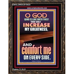 O GOD INCREASE MY GREATNESS  Church Portrait  GWGLORIOUS10023  "33x45"