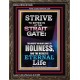 STRAIT GATE LEADS TO HOLINESS THE RESULT ETERNAL LIFE  Ultimate Inspirational Wall Art Portrait  GWGLORIOUS10026  