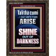 TALITHA CUMI ARISE SHINE OUT OF DARKNESS  Children Room Portrait  GWGLORIOUS10032  