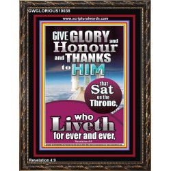 GIVE GLORY AND HONOUR TO JEHOVAH EL SHADDAI  Biblical Art Portrait  GWGLORIOUS10038  "33x45"