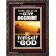 WE SHALL ALL GIVE ACCOUNT OF OUR LIFE TO GOD  Scriptural Décor Portrait  GWGLORIOUS10069  