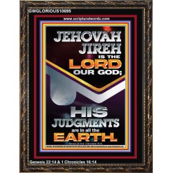 JEHOVAH JIREH IS THE LORD OUR GOD  Contemporary Christian Wall Art Portrait  GWGLORIOUS10695  "33x45"