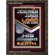 JEHOVAH JIREH IS THE LORD OUR GOD  Contemporary Christian Wall Art Portrait  GWGLORIOUS10695  