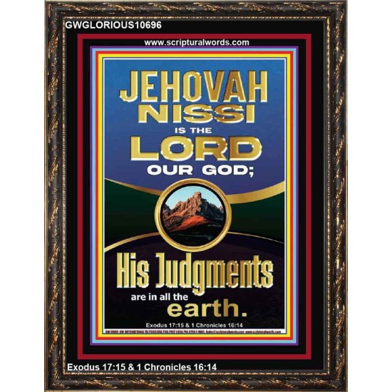 JEHOVAH NISSI IS THE LORD OUR GOD  Christian Paintings  GWGLORIOUS10696  