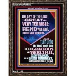 REND YOUR HEART AND NOT YOUR GARMENTS  Contemporary Christian Wall Art Portrait  GWGLORIOUS11773  "33x45"