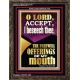 ACCEPT THE FREEWILL OFFERINGS OF MY MOUTH  Encouraging Bible Verse Portrait  GWGLORIOUS11777  