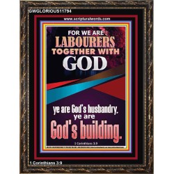 BE A CO-LABOURERS WITH GOD IN JEHOVAH HUSBANDRY  Christian Art Portrait  GWGLORIOUS11794  "33x45"