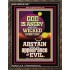 GOD IS ANGRY WITH THE WICKED EVERY DAY ABSTAIN FROM EVIL  Scriptural Décor  GWGLORIOUS11801  "33x45"