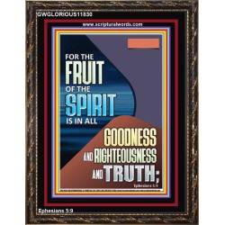 FRUIT OF THE SPIRIT IS IN ALL GOODNESS, RIGHTEOUSNESS AND TRUTH  Custom Contemporary Christian Wall Art  GWGLORIOUS11830  "33x45"