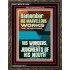HIS MARVELLOUS WONDERS AND THE JUDGEMENTS OF HIS MOUTH  Custom Modern Wall Art  GWGLORIOUS11839  "33x45"