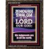 JEHOVAH SHALOM HIS JUDGEMENT ARE IN ALL THE EARTH  Custom Art Work  GWGLORIOUS11842  "33x45"