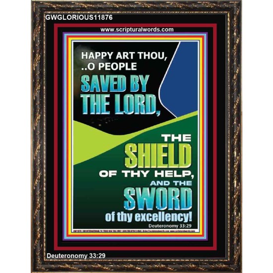 O PEOPLE SAVED BY THE LORD  Printable Bible Verse to Portrait  GWGLORIOUS11876  