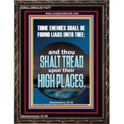 THINE ENEMIES SHALL BE FOUND LIARS UNTO THEE  Printable Bible Verses to Portrait  GWGLORIOUS11877  "33x45"