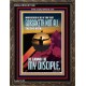 YOU ARE MY DISCIPLE WHEN YOU FORSAKETH ALL BECAUSE OF ME  Large Scriptural Wall Art  GWGLORIOUS11880  