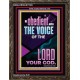 BE OBEDIENT UNTO THE VOICE OF THE LORD OUR GOD  Righteous Living Christian Portrait  GWGLORIOUS11903  