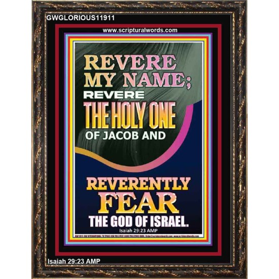 REVERE MY NAME THE HOLY ONE OF JACOB  Ultimate Power Picture  GWGLORIOUS11911  