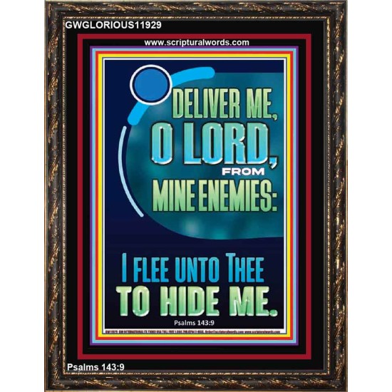 O LORD I FLEE UNTO THEE TO HIDE ME  Ultimate Power Portrait  GWGLORIOUS11929  