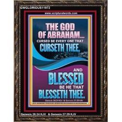 CURSED BE EVERY ONE THAT CURSETH THEE BLESSED IS EVERY ONE THAT BLESSED THEE  Scriptures Wall Art  GWGLORIOUS11972  "33x45"