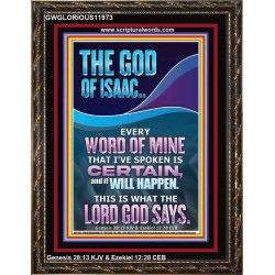 EVERY WORD OF MINE IS CERTAIN SAITH THE LORD  Scriptural Wall Art  GWGLORIOUS11973  "33x45"