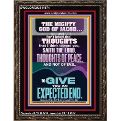 THOUGHTS OF PEACE AND NOT OF EVIL  Scriptural Décor  GWGLORIOUS11974  "33x45"