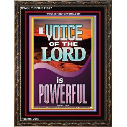 THE VOICE OF THE LORD IS POWERFUL  Scriptures Décor Wall Art  GWGLORIOUS11977  "33x45"