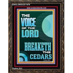 THE VOICE OF THE LORD BREAKETH THE CEDARS  Scriptural Décor Portrait  GWGLORIOUS11979  