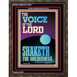 THE VOICE OF THE LORD SHAKETH THE WILDERNESS  Christian Portrait Art  GWGLORIOUS11981  