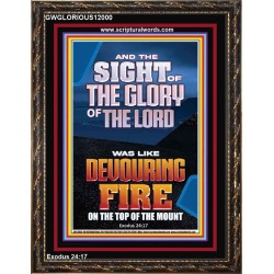 THE SIGHT OF THE GLORY OF THE LORD WAS LIKE DEVOURING FIRE  Christian Paintings  GWGLORIOUS12000  "33x45"