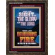 THE SIGHT OF THE GLORY OF THE LORD WAS LIKE DEVOURING FIRE  Christian Paintings  GWGLORIOUS12000  