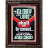 THE GLORY OF THE LORD SHALL BE THY REREWARD  Scripture Art Prints Portrait  GWGLORIOUS12003  "33x45"