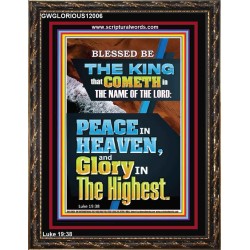 PEACE IN HEAVEN AND GLORY IN THE HIGHEST  Contemporary Christian Wall Art  GWGLORIOUS12006  "33x45"