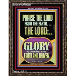 PRAISE THE LORD FROM THE EARTH  Contemporary Christian Paintings Portrait  GWGLORIOUS12200  "33x45"