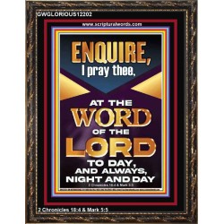 MEDITATE THE WORD OF THE LORD DAY AND NIGHT  Contemporary Christian Wall Art Portrait  GWGLORIOUS12202  "33x45"