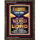 MEDITATE THE WORD OF THE LORD DAY AND NIGHT  Contemporary Christian Wall Art Portrait  GWGLORIOUS12202  
