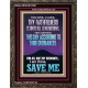 ACCORDING TO THINE ORDINANCES I AM THINE SAVE ME  Bible Verse Portrait  GWGLORIOUS12209  