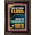 ALL THY COMMANDMENTS ARE TRUTH O LORD  Ultimate Inspirational Wall Art Picture  GWGLORIOUS12217  "33x45"