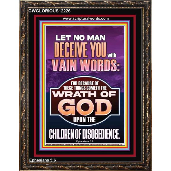 LET NO MAN DECEIVE YOU WITH VAIN WORDS  Church Picture  GWGLORIOUS12226  