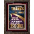 GIVING THANKS ALWAYS FOR ALL THINGS UNTO GOD  Ultimate Inspirational Wall Art Portrait  GWGLORIOUS12229  "33x45"