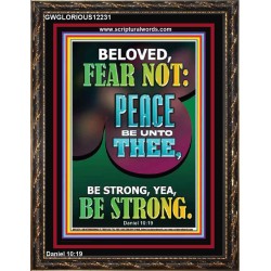 BELOVED FEAR NOT PEACE BE UNTO THEE  Unique Power Bible Portrait  GWGLORIOUS12231  "33x45"