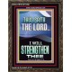 I WILL STRENGTHEN THEE THUS SAITH THE LORD  Christian Quotes Portrait  GWGLORIOUS12266  