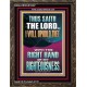 I WILL UPHOLD THEE WITH THE RIGHT HAND OF MY RIGHTEOUSNESS  Christian Quote Portrait  GWGLORIOUS12267  