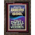 RATHER BE A DOORKEEPER IN THE HOUSE OF GOD THAN IN THE TENTS OF WICKEDNESS  Scripture Wall Art  GWGLORIOUS12283  "33x45"