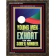 YOUNG MEN BE SOBERLY MINDED  Scriptural Wall Art  GWGLORIOUS12285  