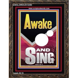 AWAKE AND SING  Bible Verse Portrait  GWGLORIOUS12293  